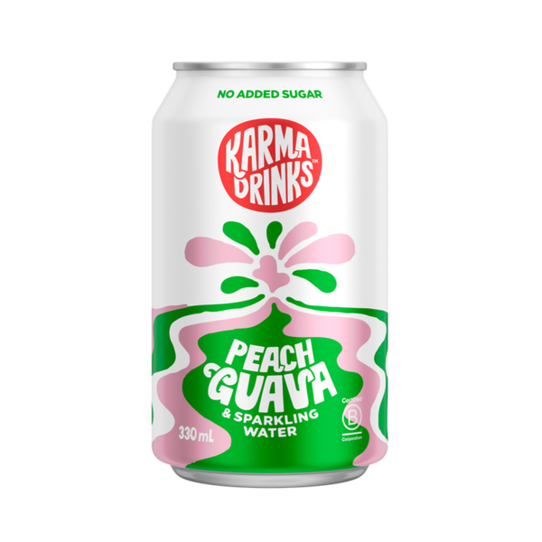 Peach + Guava & Sparkling Water 24 pack