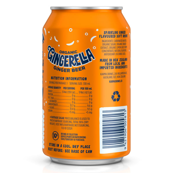 Organic Gingerella Ginger Beer