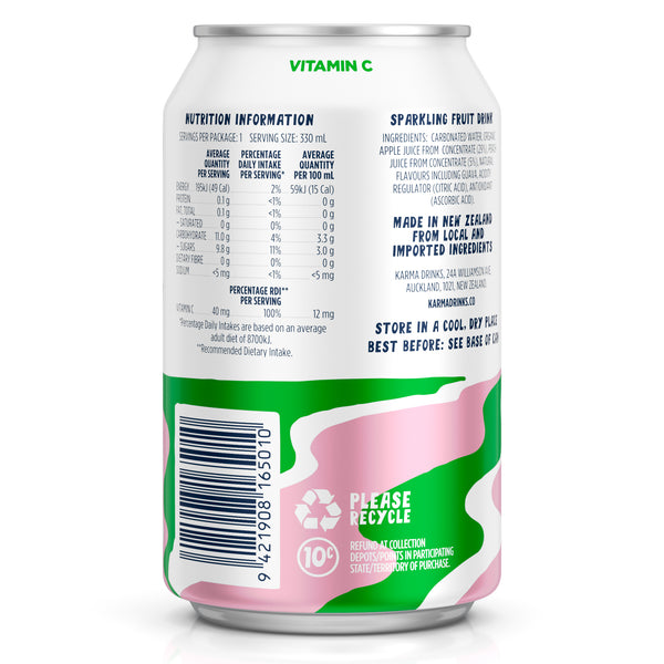 Peach + Guava & Sparkling Water 24 pack