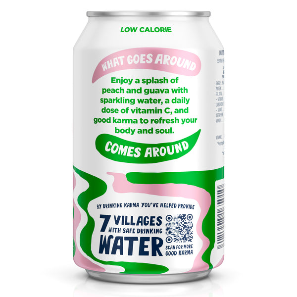 Peach + Guava & Sparkling Water 24 pack