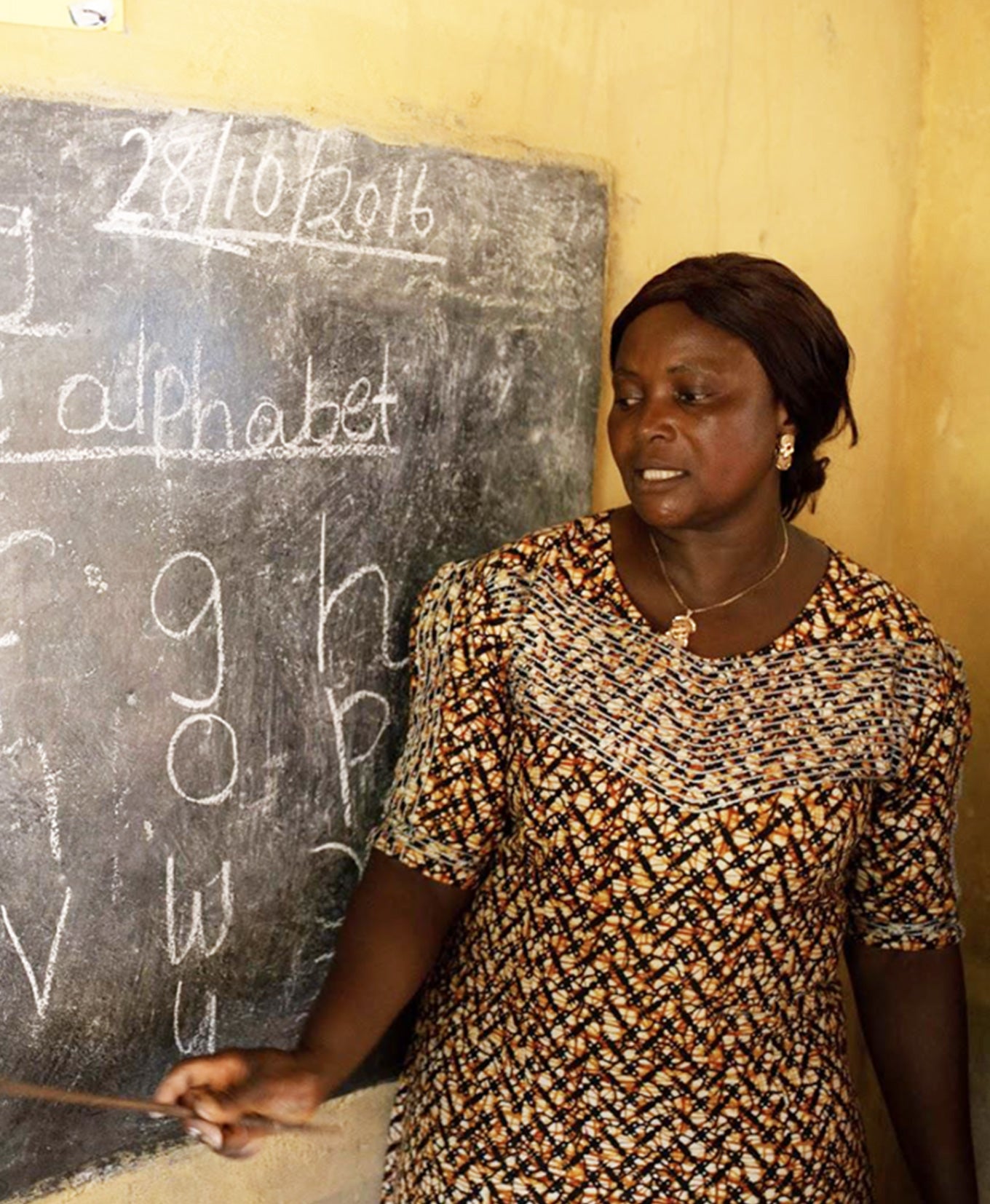 The more Karma you drink, the more teachers teach, and the more schools get built