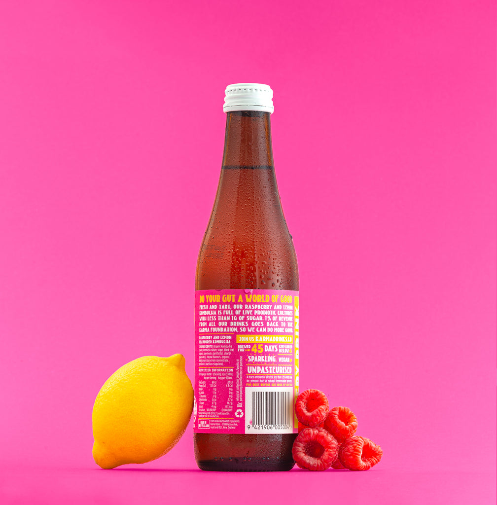 Karma Raspberry & Lemon Kombucha